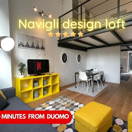 米兰Navigli Design Loft - 7 Stops From Duomo, Ac, Netflix公寓 外观 照片
